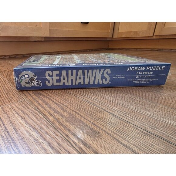 Seattle Seahawks Jigsaw Puzzle "Fandemonium" 21.25”x15" Official NFL‎ 513 Pieces - Picture 4 of 10